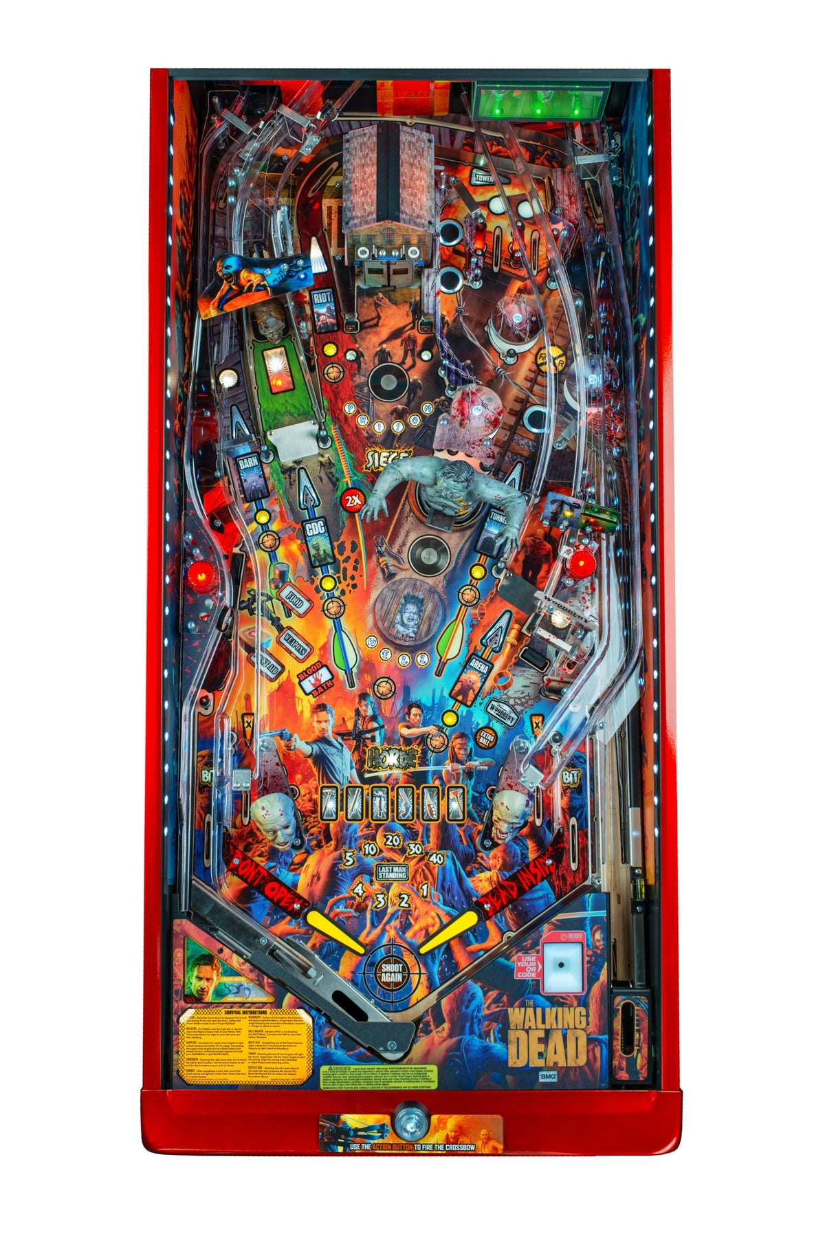 The Walking Dead Remastered Stern Pinball : Limited Edition Model - view 4