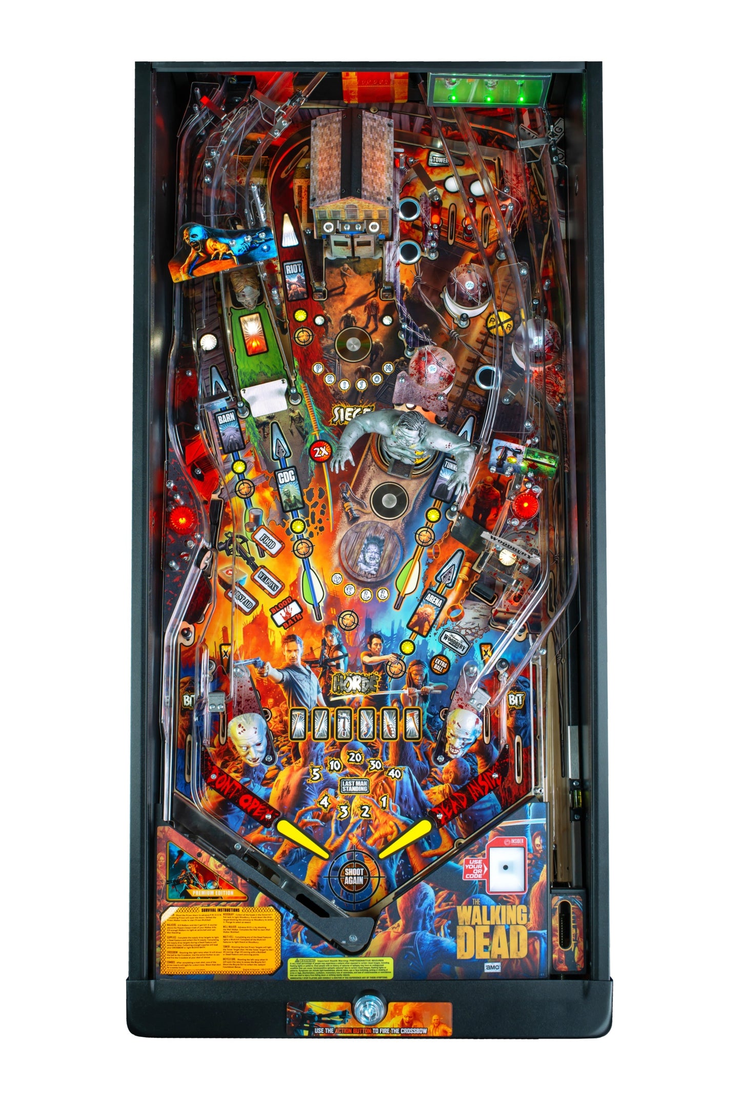 The Walking Dead Remastered Stern Pinball : Premium Model