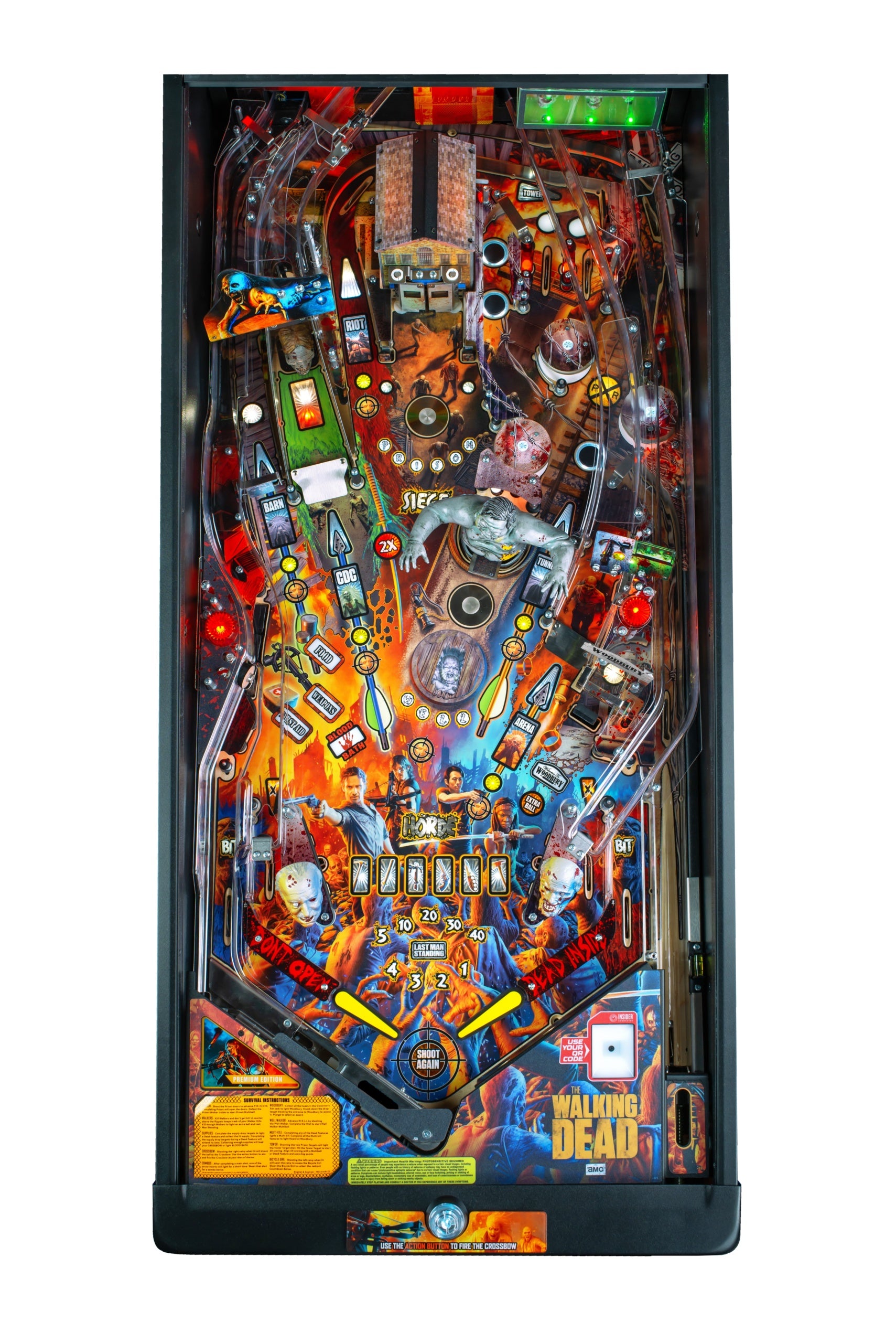 The Walking Dead Remastered Stern Pinball : Premium Model - view 4