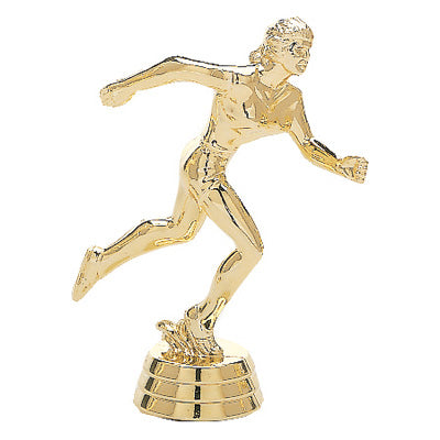 Track Figure, Female, Gold - 5 1/4"
