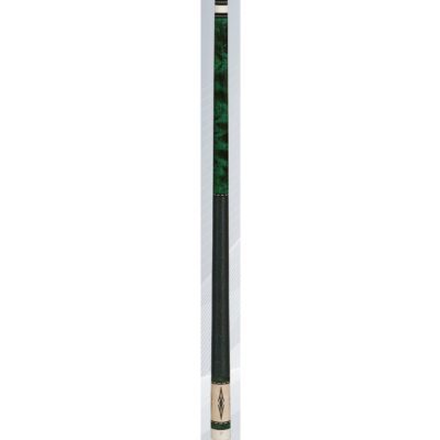 Pechauer Green Stained with Ebony & Green Pearl Inlays Cue Stick - 20oz