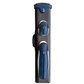 4x6 Cue Case Blue, Black, & White with Lift Clasp with 1 strap & 2 handles