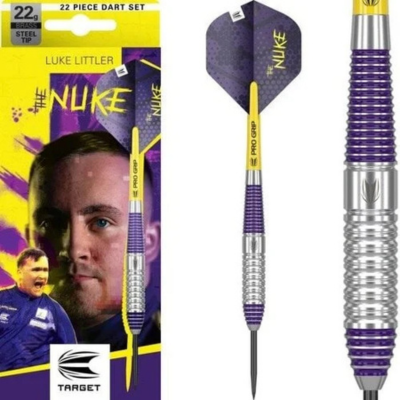 Luke Littler Brass Steel Tip Darts - 22g