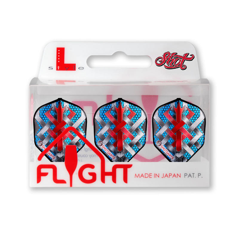 Shot Darts L-Style EZ L3 Shape-Viking Berserker Dart Flights