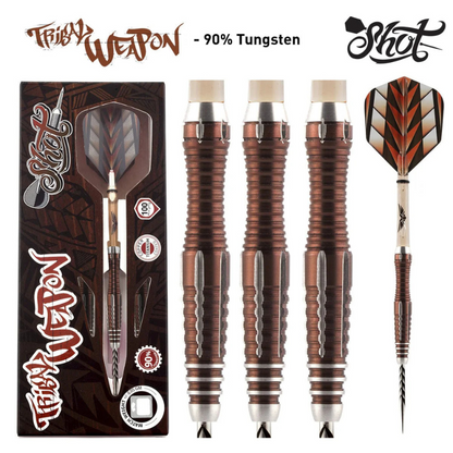 Tribal Weapon 1 Series Steel Tip Dart Set - 90% Tungsten