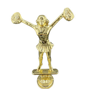 Vintage Cheerleader Trophy Figure 6”