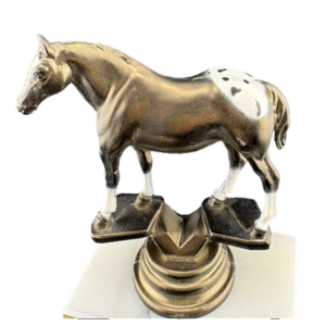 Quarter Horse Trophy Figure, Chestnut Blanket - 3 3/4"