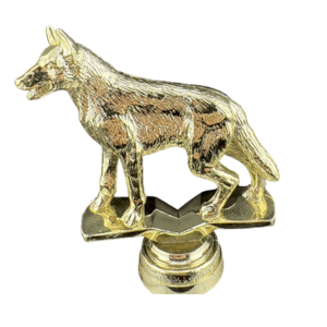 German Shepherd Trophy Figure 3 ½”