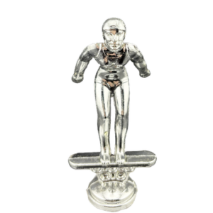 Vintage Silver Women’s Swimming Trophy Figure 4 ½”