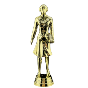 Sales woman Gold Trophy  Figure 6"