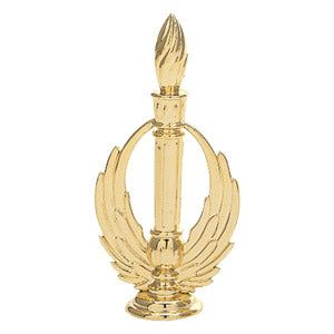 Victory Torch Figure, Gold - 4" Trophy Figure