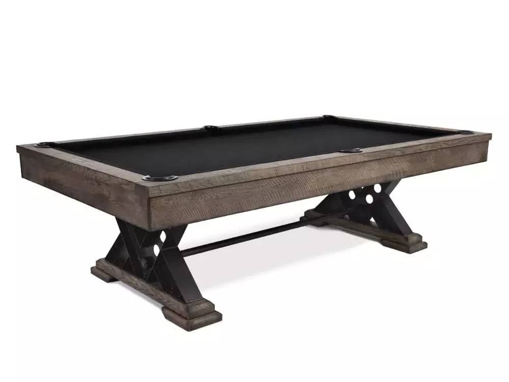 Presidential 8' Vienna Billiard Table - Silvered Oak Finish
