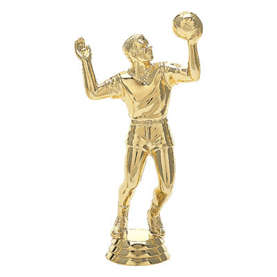 Volleyball Figure, Male, Gold - 5 1/4"