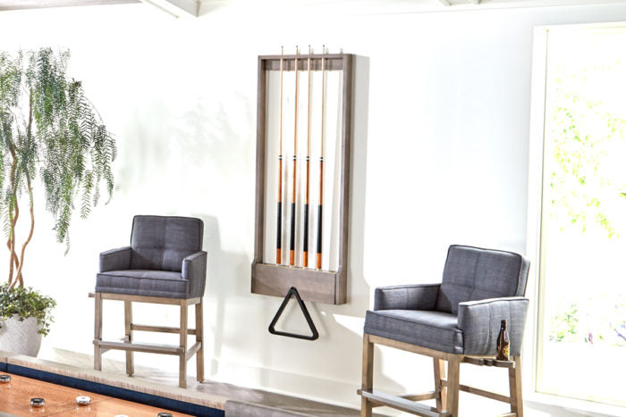 California House Wall Cue Rack