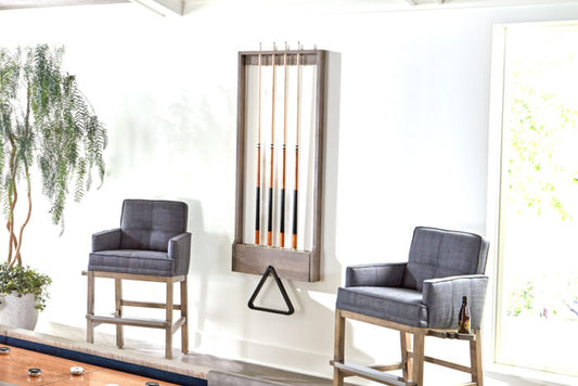 California House Wall Cue Rack