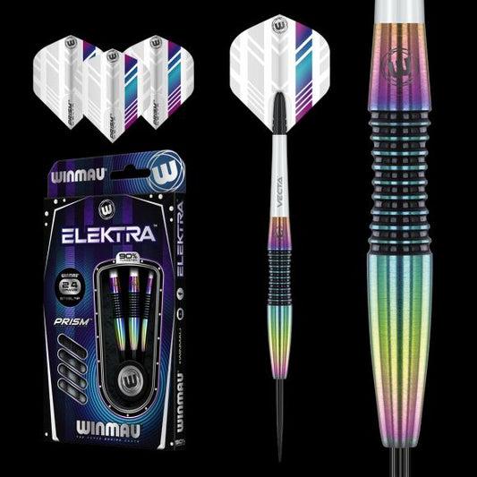 Winmau Elektra Steel Tip Darts Set