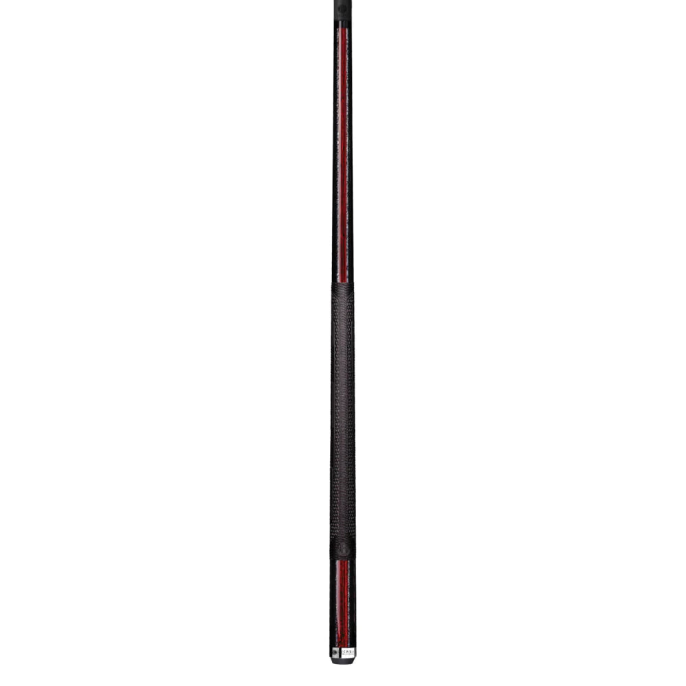 Lucasi Pinnacle Midnight Black with 2-stripe Cocobolo and silver crush, pinnacle shaft - view 2