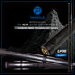 Lucasi Pinnacle Black/Imitation Bone Cue With Carbon Fiber Tech Shaft