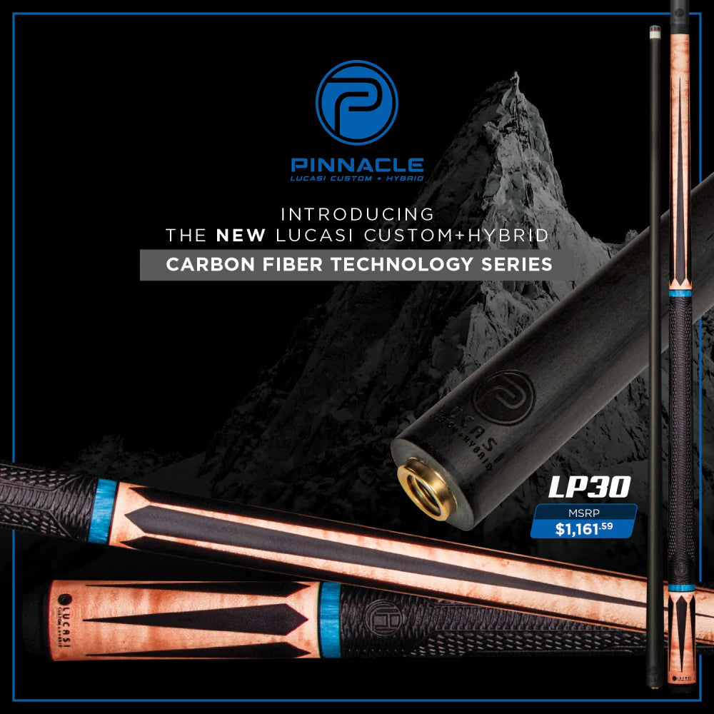 Lucasi Pinnacle Coffee Wash Birdseye Maple/Black Cue With Carbon Fiber Tech Shaft - view 3