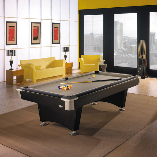 8' Brunswick Black Wolf Pro Pool Table - In Stock