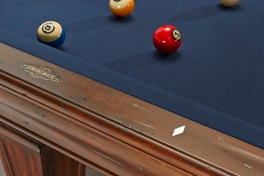 Brunswick 8' Glenwood Pool Table with Ball and Claw Leg - view 2