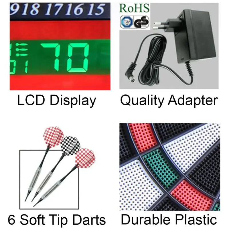 One80 Elite Electronic Dartboard - view 3