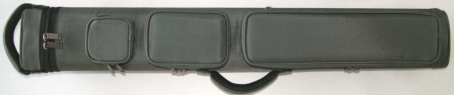 J&J Cue Case with 3 Outside Pouches, Backpack Straps, and Two Handles