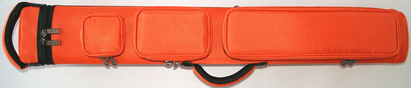 J&J Cue Case with 3 Outside Pouches, Backpack Straps, and Two Handles