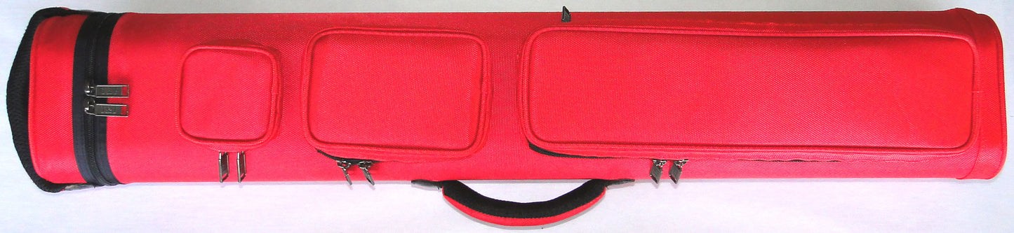 J&J Cue Case with 3 Outside Pouches, Backpack Straps, and Two Handles