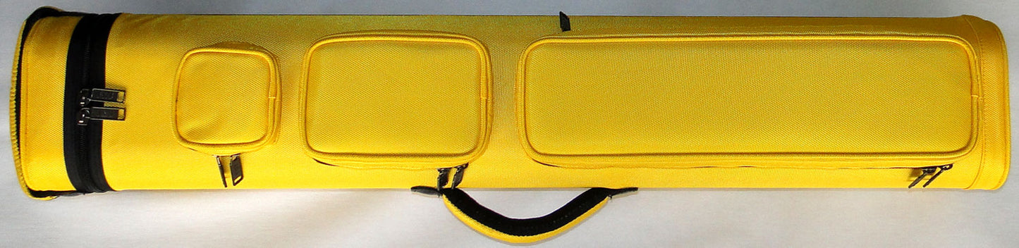 J&J Cue Case with 3 Outside Pouches, Backpack Straps, and Two Handles