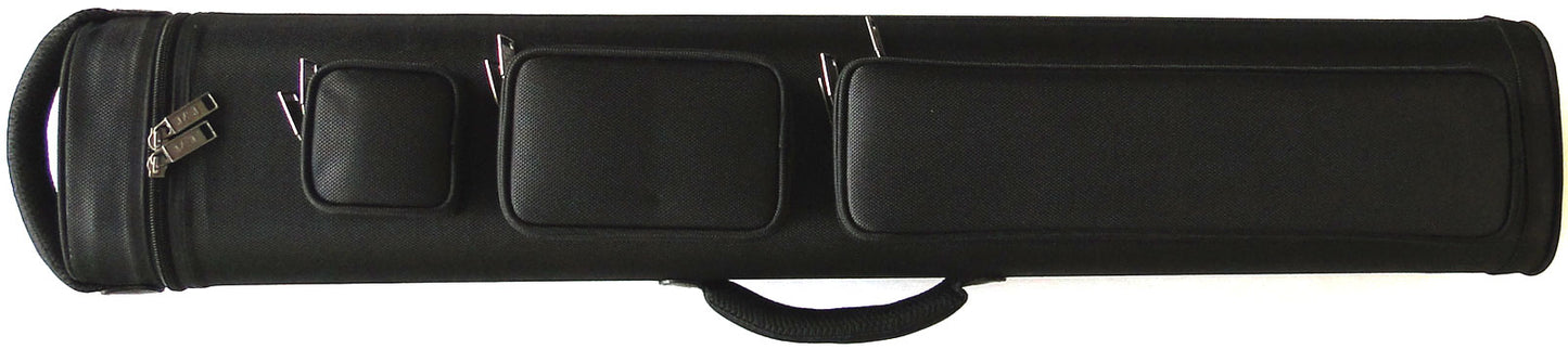 J&J Cue Case with 3 Outside Pouches, Backpack Straps, and Two Handles