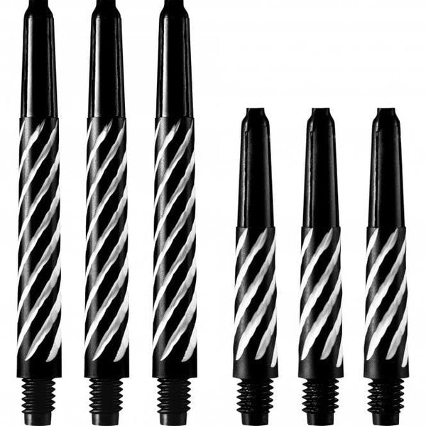 Spiraline Dart Shafts - Black Medium