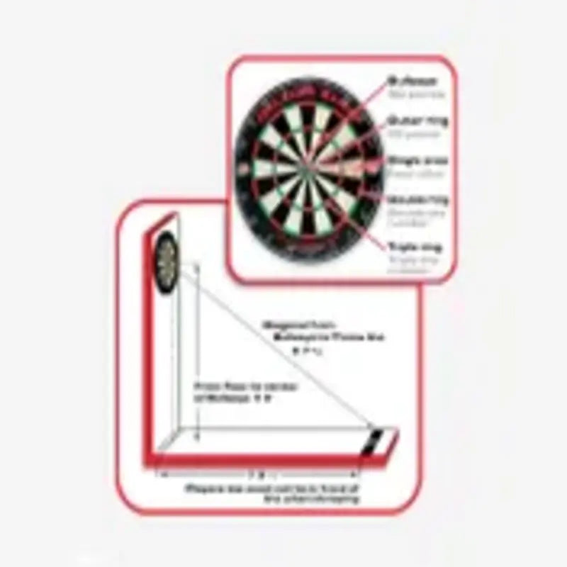 Razor Shot Bristle Dartboard