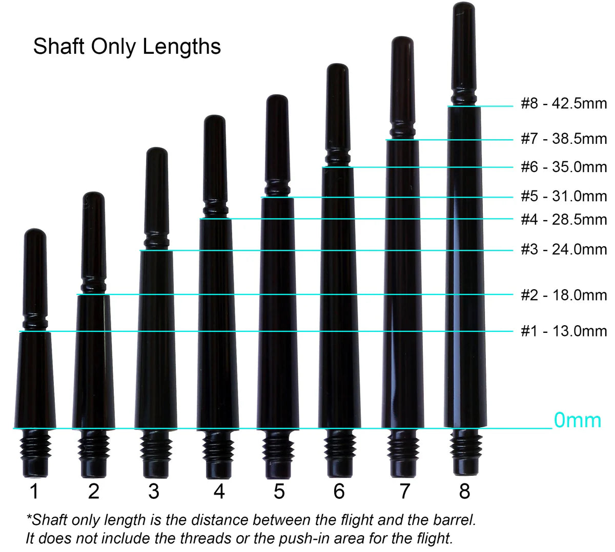 Fit Flight Gear Normal Locked Dart Shafts