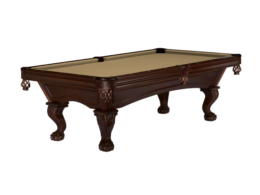 Brunswick 8' Glenwood Pool Table with Talon Ball and Claw Leg