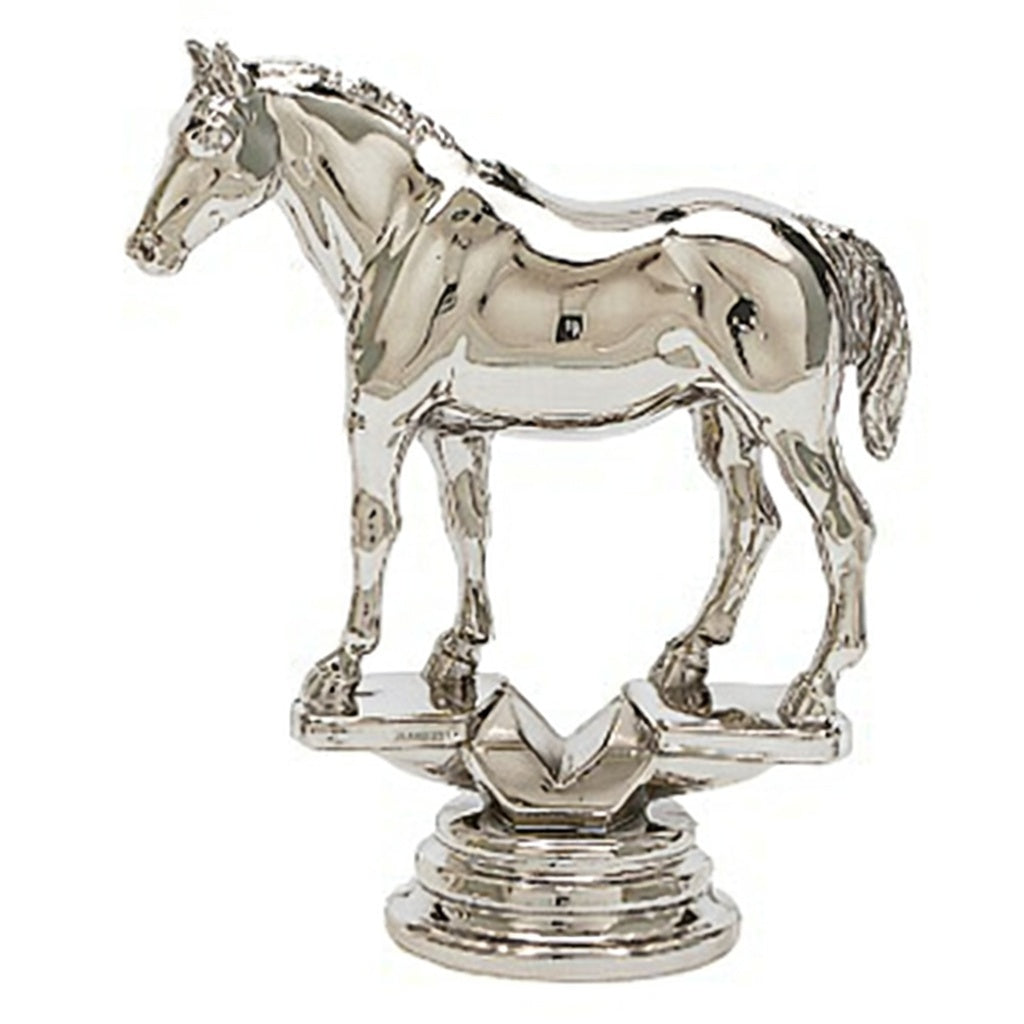 Quarter Horse Figure, Silver - 3 3/4"