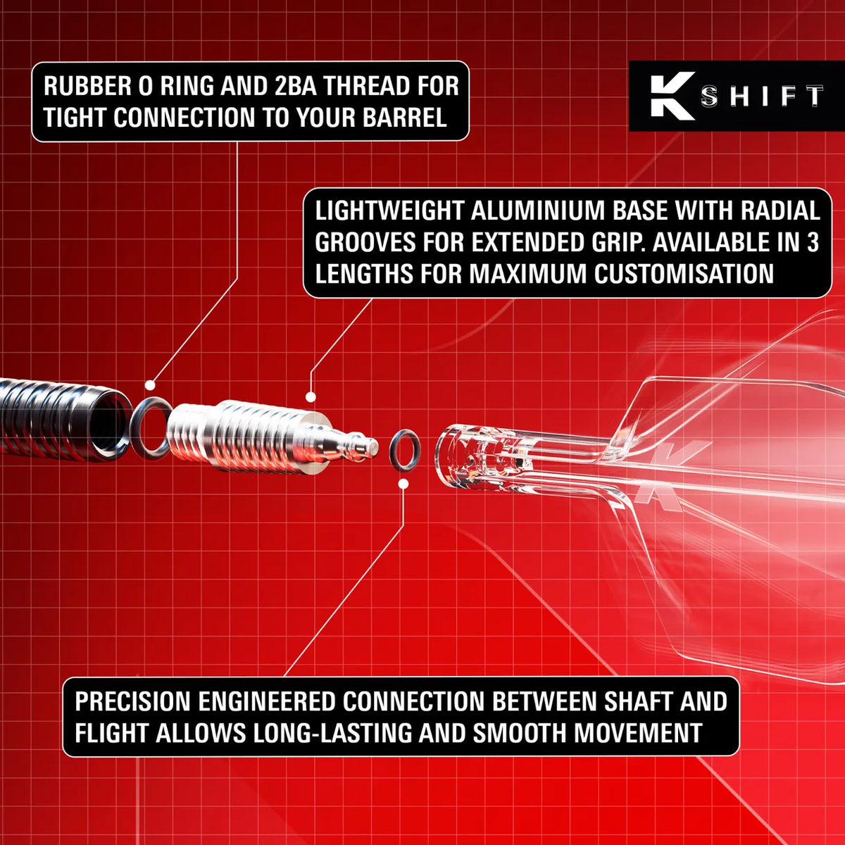 K-Flex Shift Dart Shafts