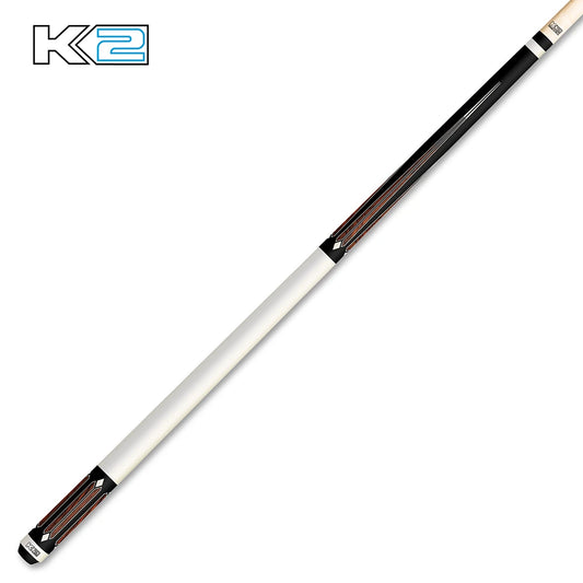 K2 Black, Floating Cocobolo Point, White Wrapless Wrap