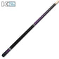 K2 Cue Matte Curly Point Design W/Black Irish Linen Wrap