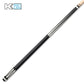 K2 Cue Matte Black and White Floating Design, Leather Lore Wrap