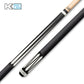 K2 Cue Matte Black and White Floating Design, Leather Lore Wrap