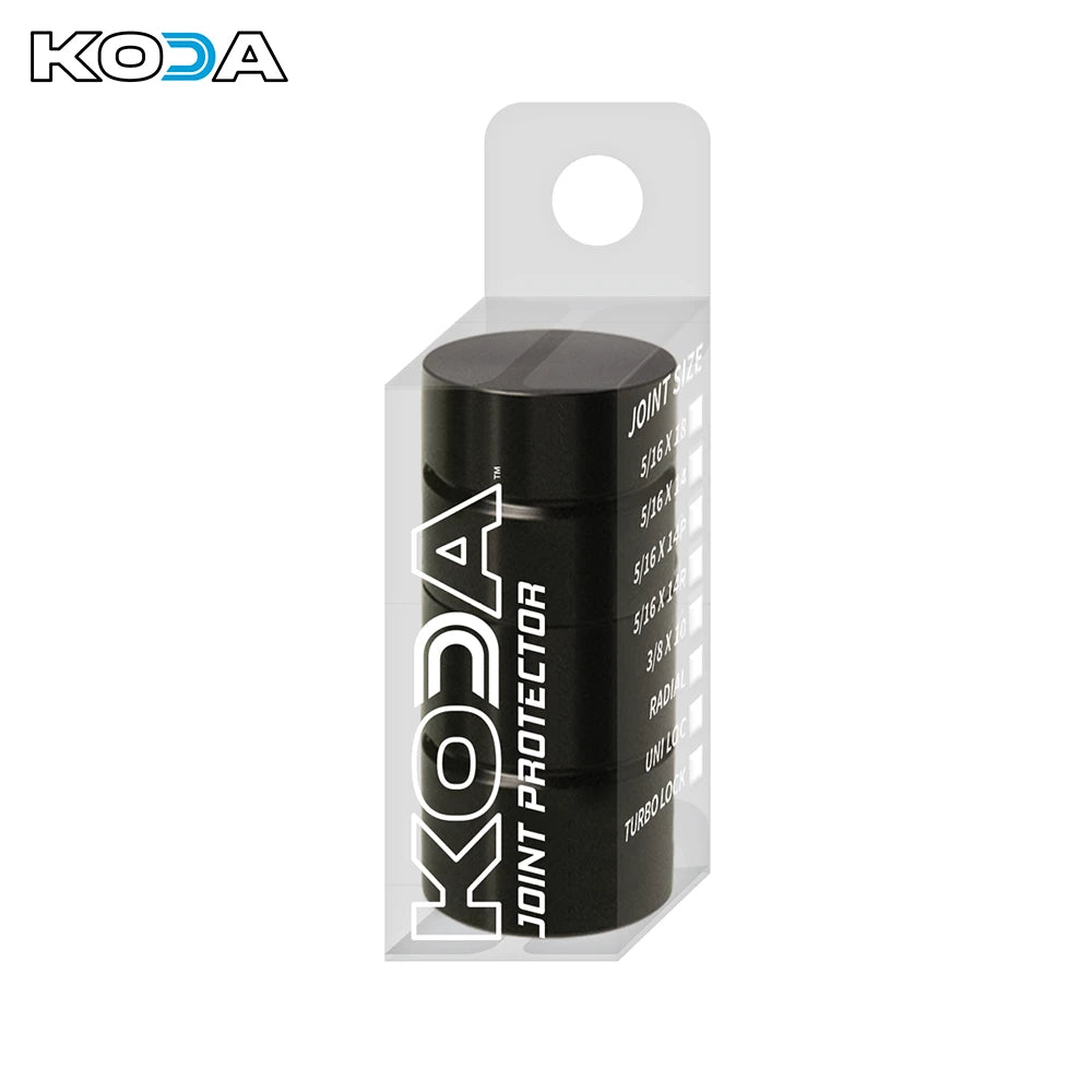 KOBA Black Plastic Joint Protectors