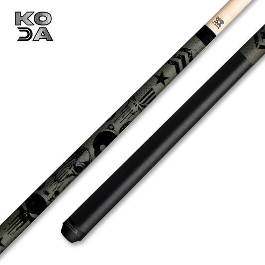 KODA Tribal Skull Tattoo Cue Stick
