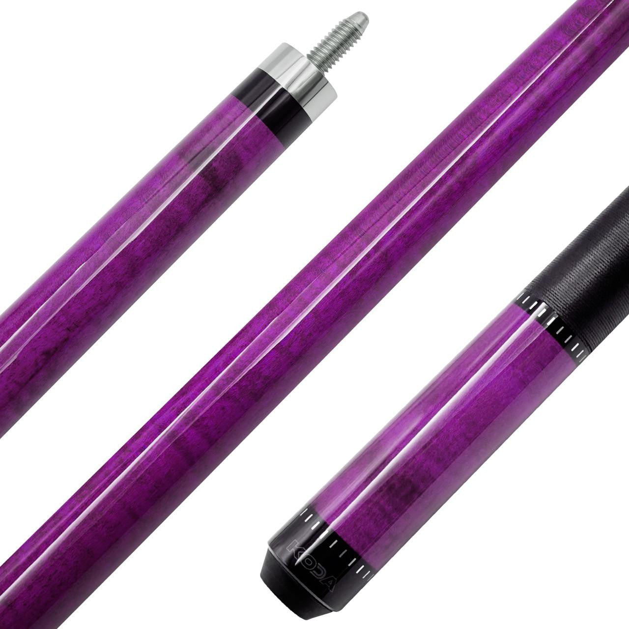 KODA Curly Maple Cue Stick with Irish Linen Wrap and Maple Shaft