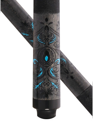 Grey and Blue Lucky McDermott Cue