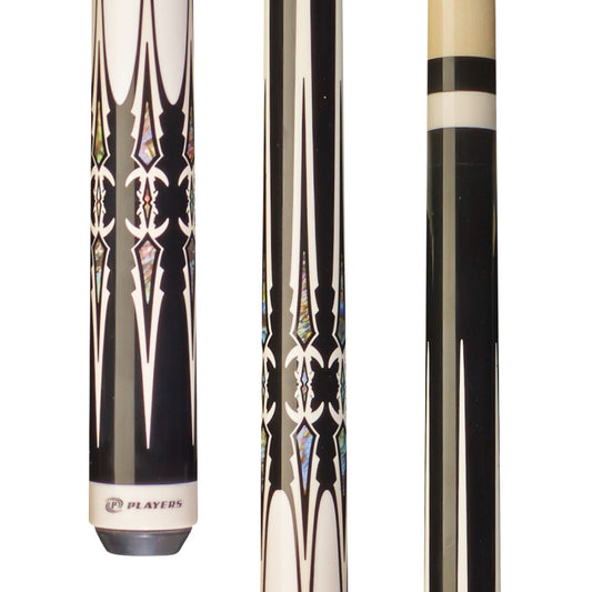 Black Double Sided Dagger Players Cue Stick