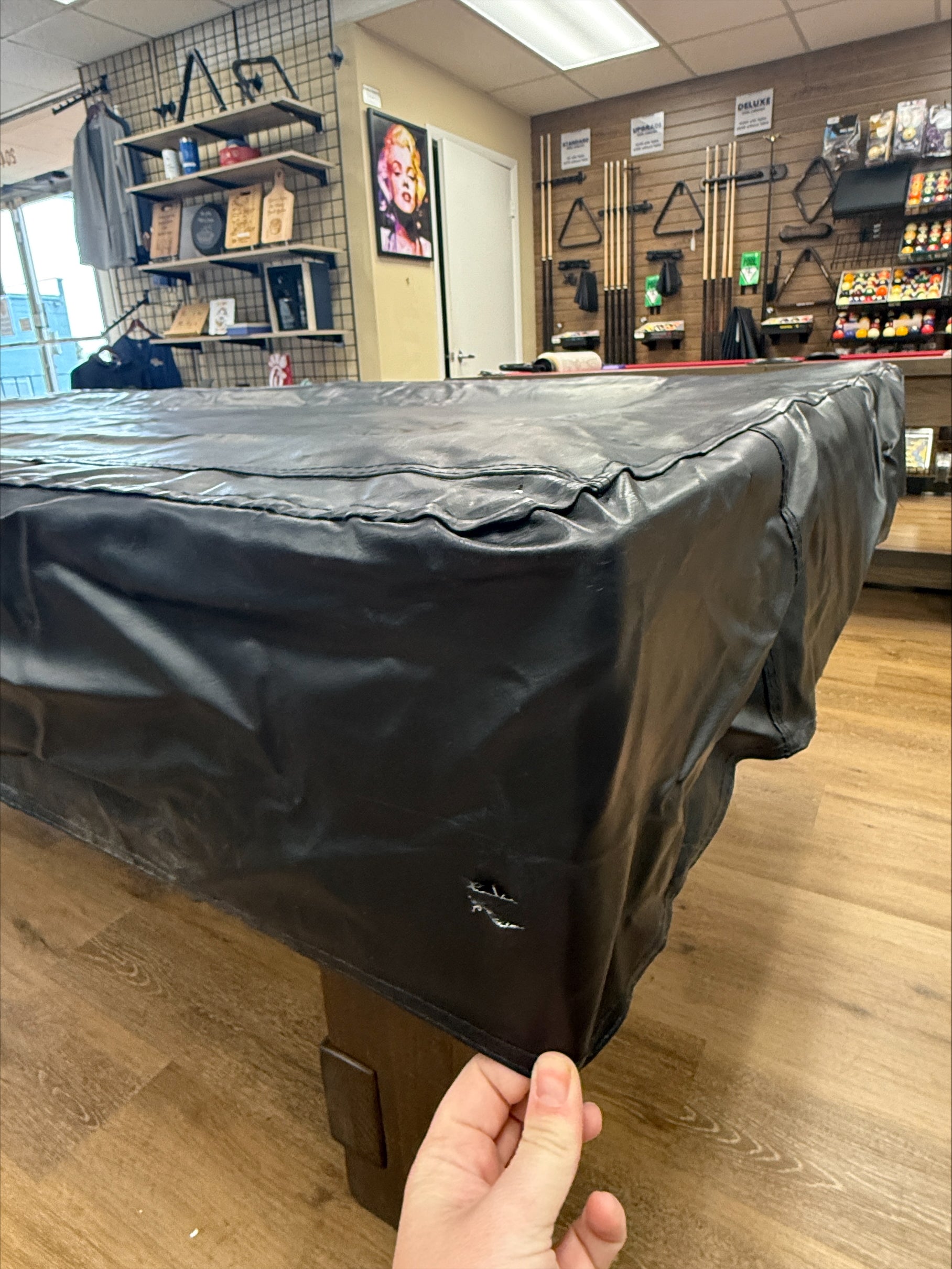 8' Straight Pool Table Cover - view 3