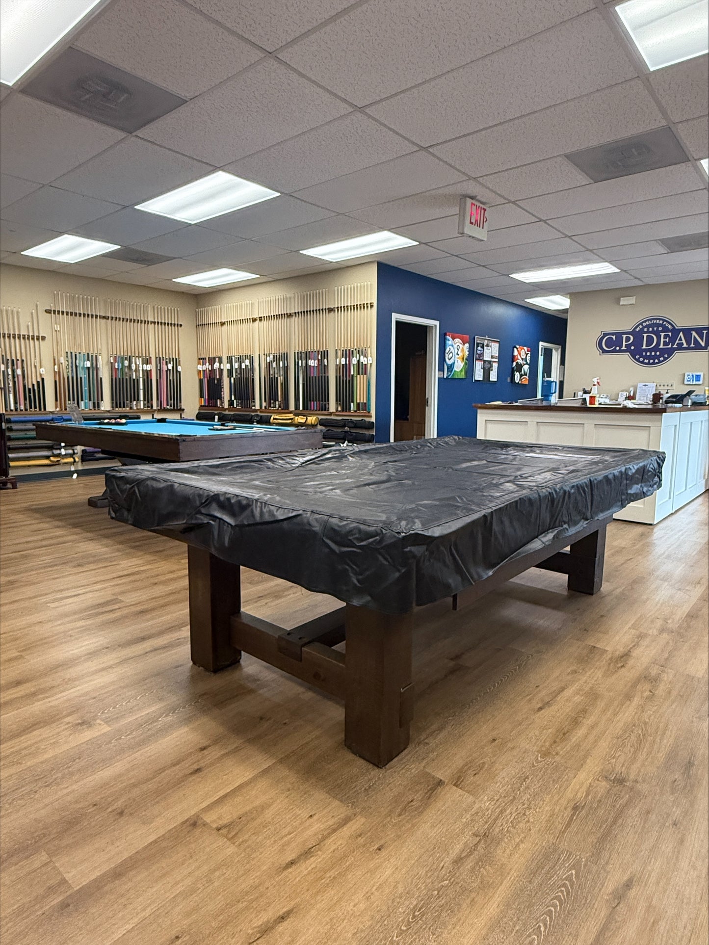 8' Straight Pool Table Cover - view 2