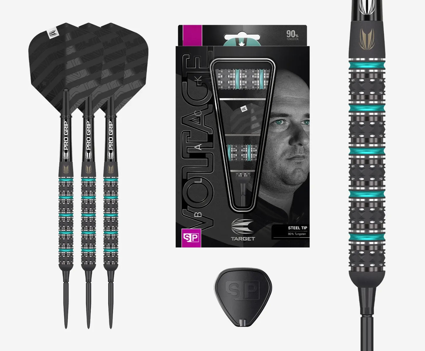Rob Cross Black Edition Steel Tip Darts