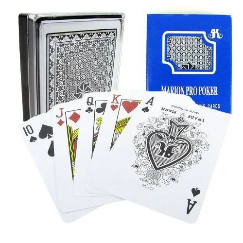 Marion Pro 100% Plastic Regular Poker Size Cards - view 2